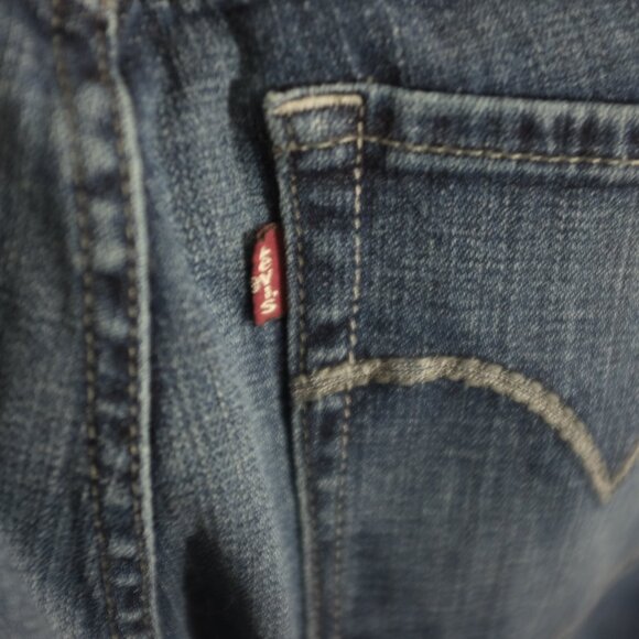 Levis blue Demi Curve classic straight leg 10/30 - Picture 5 of 10